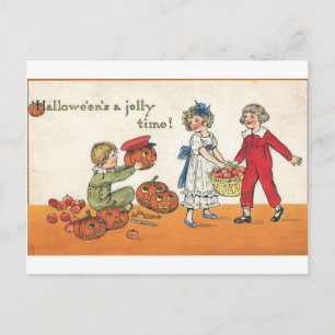 Postal Festiva Halloween es una época de alegría