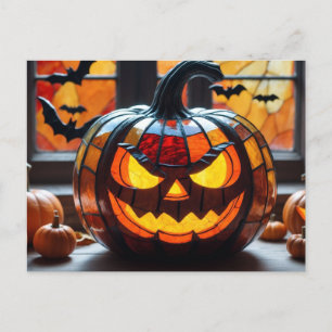 Postal Festiva Halloween Jack-O-Lantern
