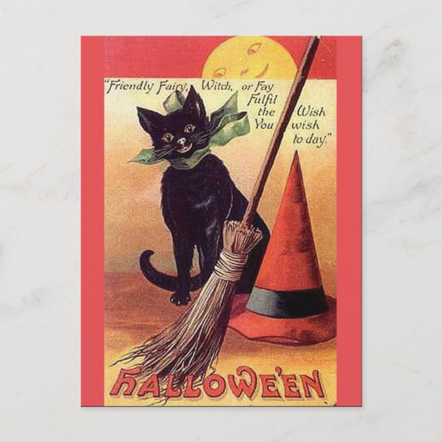 Postal Festiva Halloween KRW Vintage (Anverso)