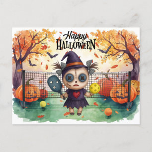 Postal Festiva Halloween para el Fiesta del jugador de pelota