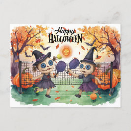 Postal Festiva Halloween para el Fiesta del jugador de pelota