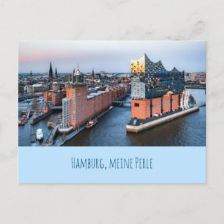 Postal Festiva Hamburg, meine Perle - Postkarte Erinnerungskarte 