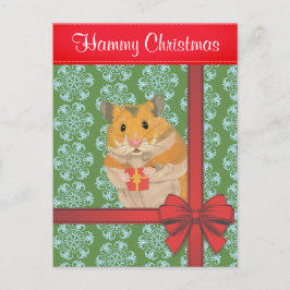 Postal Festiva Hammy Navidades Navidades Hamster