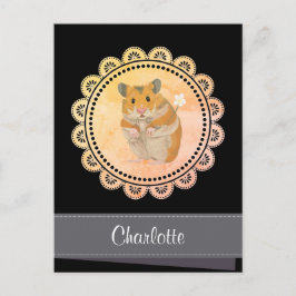Postal Festiva Hammy Navidades Navidades Hamster