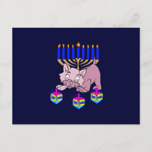Postal Festiva Hanukkah Kitty