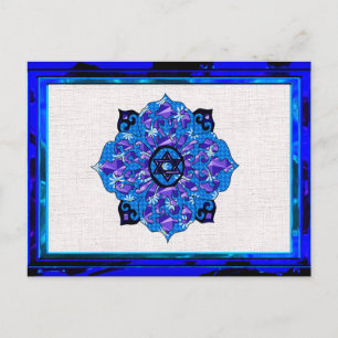 Postal Festiva Hanukkah Mandela