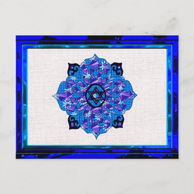 Postal Festiva Hanukkah Mandela (Anverso)