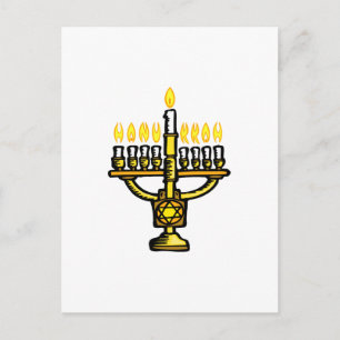 Postal Festiva Hanukkah Menorah