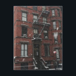Postal Festiva Hanukkah, Navidades de la tormenta de nieve en la<br><div class="desc">Postcard presenta una fotografía original de un día nevado en la ciudad de Nueva York. ¡Perfecto para cualquiera que viva en o ame NYC!</div>
