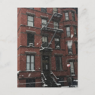 Postal Festiva Hanukkah, Navidades de la tormenta de nieve en la 
