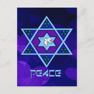 Postal Festiva Hanukkah Peace Art