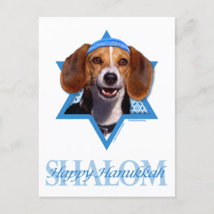 Postal Festiva Hanukkah Star of David - Beagle