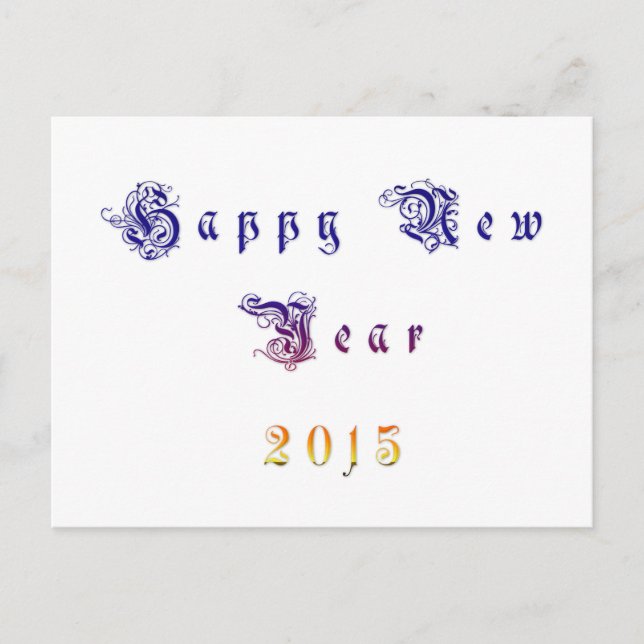 Postal Festiva Happu Año Nuevo 2015 Hakuna Matata desea.png (Anverso)