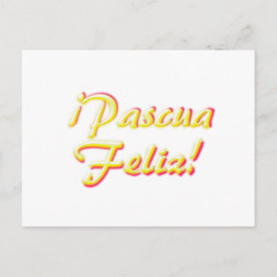 Postal Festiva Happy Easter card