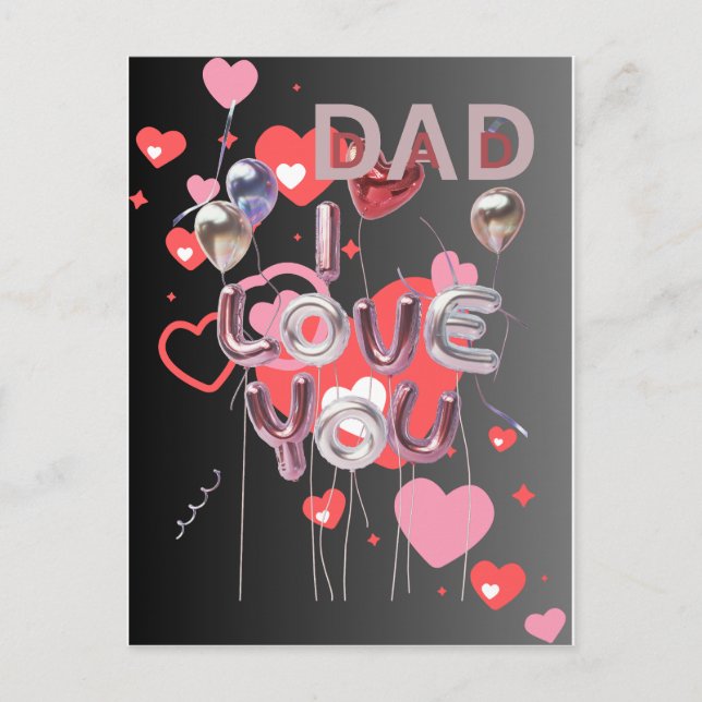 POSTAL FESTIVA HAPPY FATHER'S DAY  (Anverso)