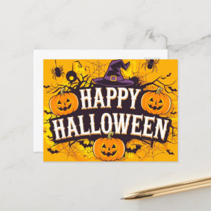 Postal Festiva Happy halloween