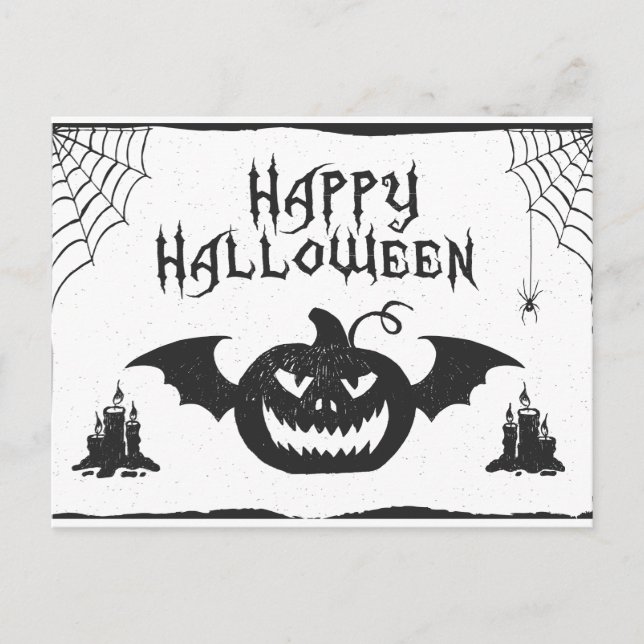 Postal Festiva Happy Halloween! Enjoy spooky fun and sweet treats (Anverso)