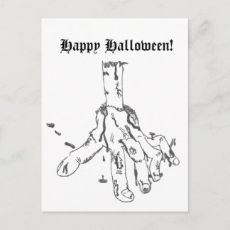 Postal Festiva Happy Halloween Postcard