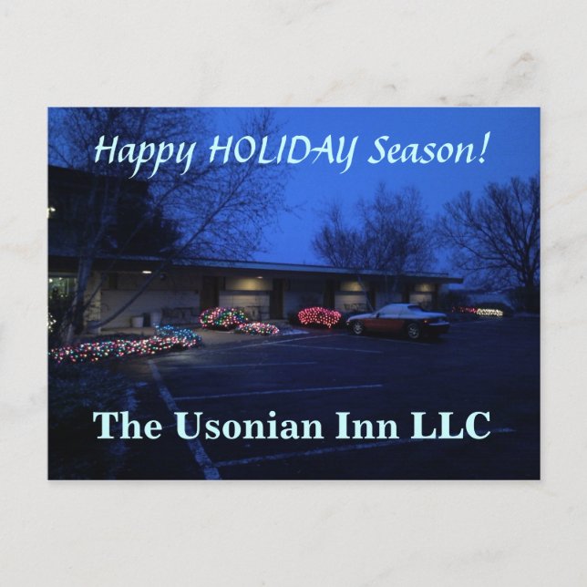 Postal Festiva Happy HOLIDAYS (Anverso)