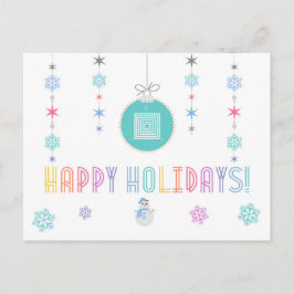 Postal Festiva Happy Holidays LLR Lularoe inspirado en 2