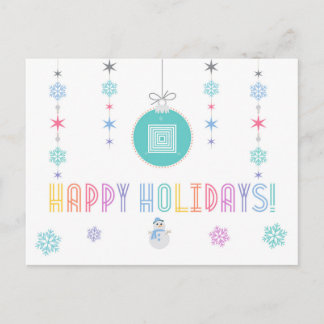 Postal Festiva Happy Holidays LLR Lularoe inspirado en 2