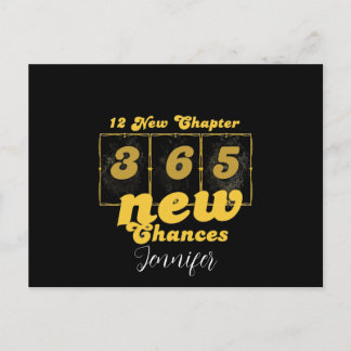 Postal Festiva Happy New Years 12 New Chapters 365 New Chances