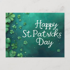 Postal Festiva Happy St. Patrick's Day Postcard