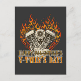 Postal Festiva Happy V-Twin’s Day for Chopper Lovers