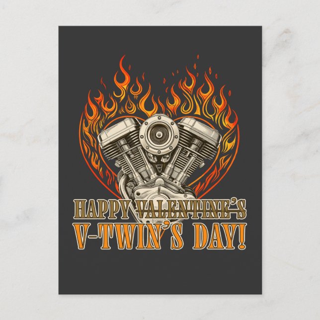 Postal Festiva Happy V-Twin’s Day for Chopper Lovers (Anverso)