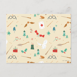 Postal Festiva Harry Potter | Patrón de icono festivo