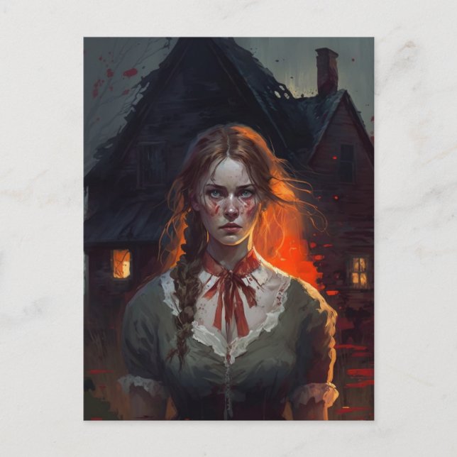 Postal Festiva Haunting house (Anverso)