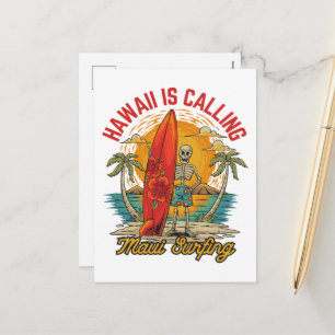 Postal Festiva Hawái está llamando a Maui Vibraciones de Isla de 