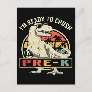 Postal Festiva Haz que el diseño de prek sea el punto culminante