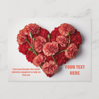 Postal Festiva Heart  blooming flower gift 