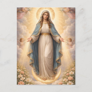 Postal Festiva Heilige Mutter Gottes Göttliche Liebe & Schutz´11
