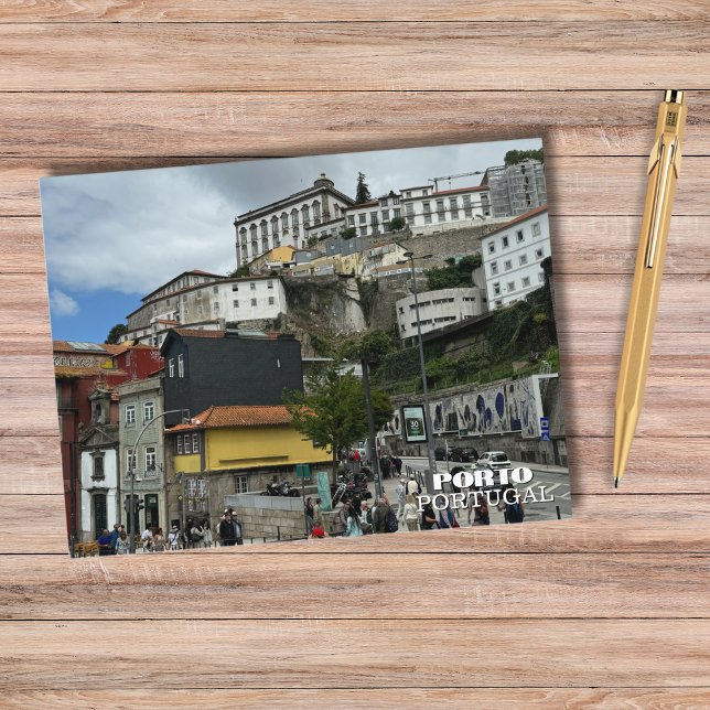 Postal Festiva Hermosa fotografía de Porto Portugal,viajes Person (Subido por el creador)