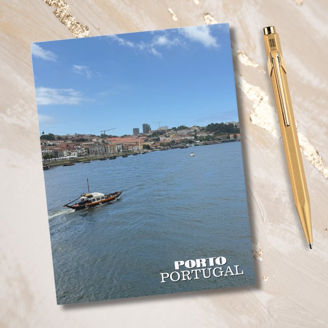 Postal Festiva Hermosa fotografía de viajes en el río Porto Portu (Subido por el creador)
