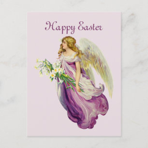 Postal Festiva Hermoso Ángel de Pascua
