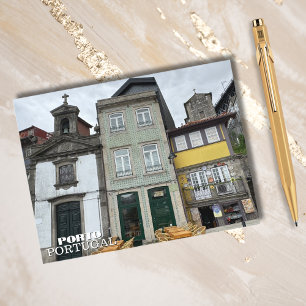 Postal Festiva Hermoso Porto Portugal Fotografía, Viaje Personali