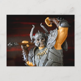 Postal Festiva Héroe de fotografía de juguetes de Guay