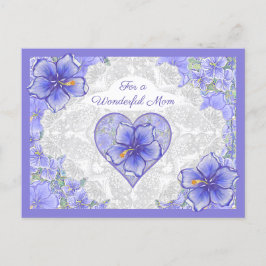 Postal Festiva Hibiscus & lace BLUE