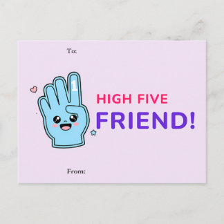 Postal Festiva High Five Friend Valentine Card