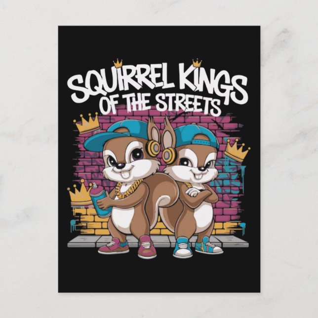 Postal Festiva Hilarious Raccoon Animal – Funny Greeting Cards Fe (Anverso)