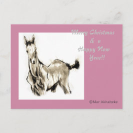 Postal Festiva Hipódromo samurai japonés