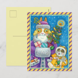 POSTAL FESTIVA HISS N' FITZ CUBRE NAVIDADES COMPRANDO, ÁRBOL DE P