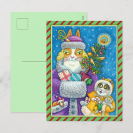 POSTAL FESTIVA HISS N' FITZ CUBRE NAVIDADES COMPRANDO, ÁRBOL DE P