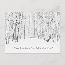 Postal Festiva Historia de los Navidades blancos