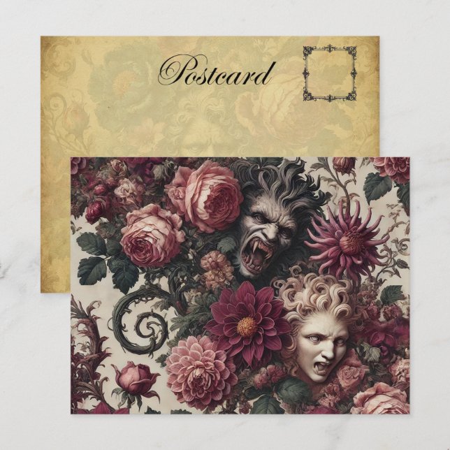 Postal Festiva Historia de sangre - Victoria gótica (Anverso / Reverso)