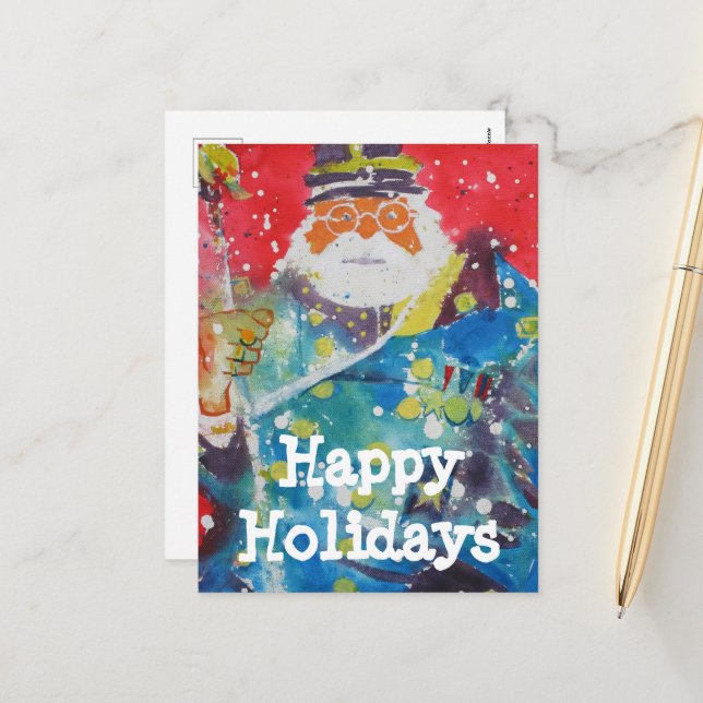 Postal Festiva Historias de guerra vieja #180801 (Anverso/Reverso In Situ)