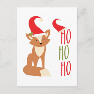 Postal Festiva Ho Ho Ho Fox